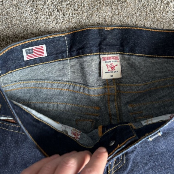 True Religion Men's Dark Blue Jeans - Picture 7 of 9
